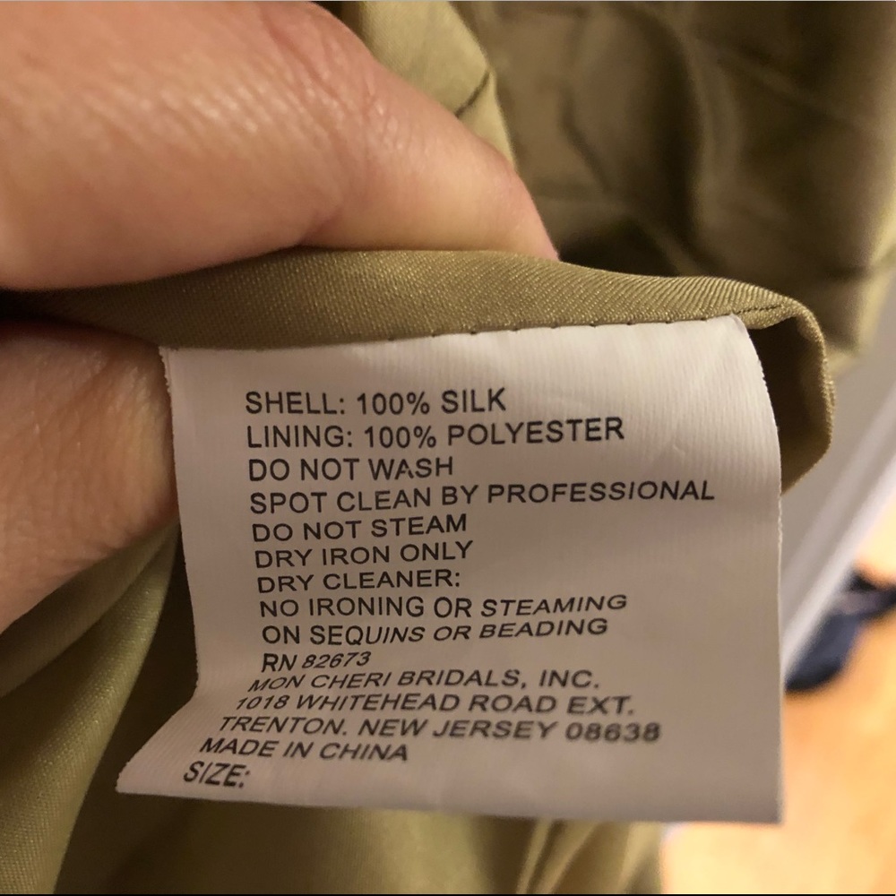 Montage Boutique Silk Taffeta Gown - Picture 7 of 8